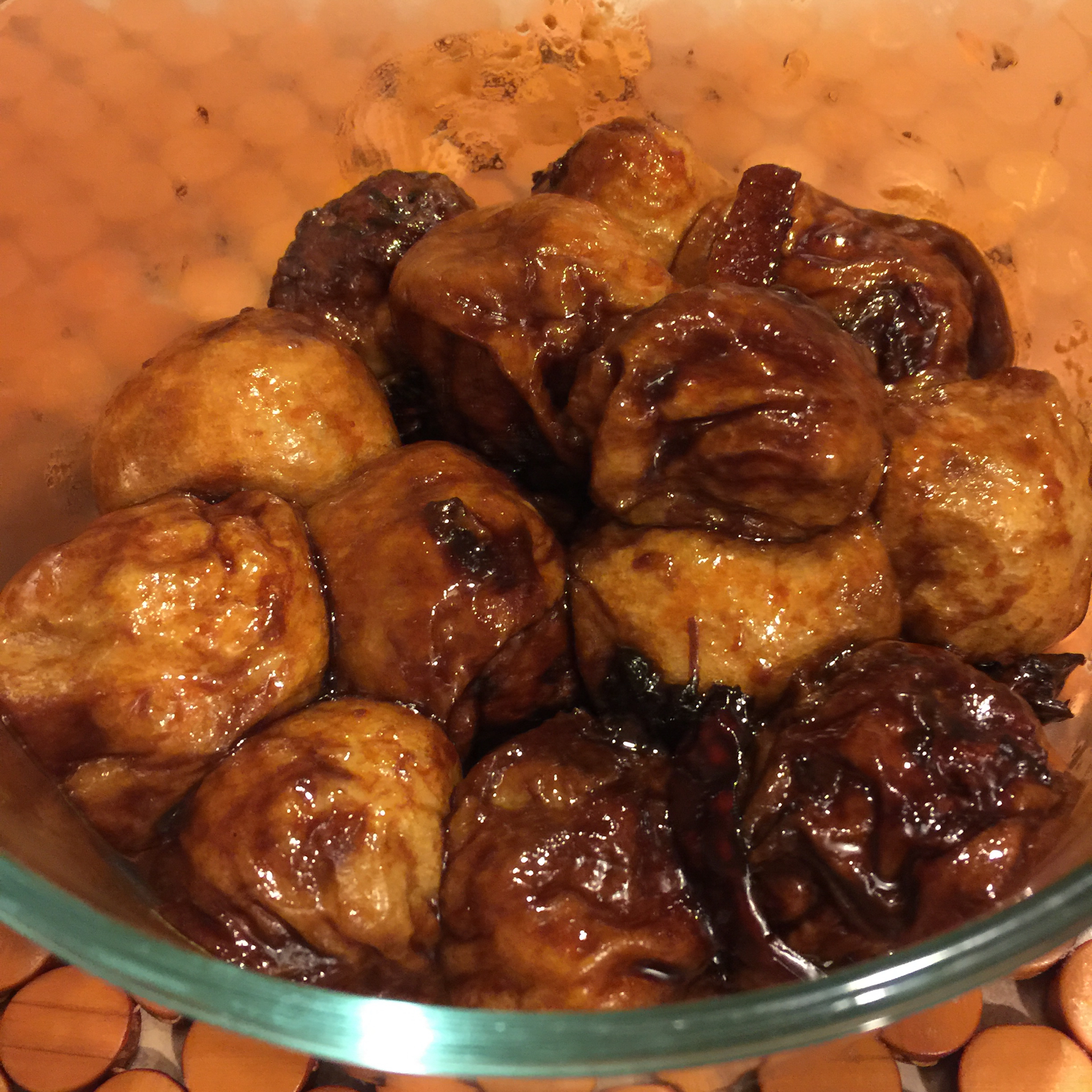 红烧油面筋塞肉