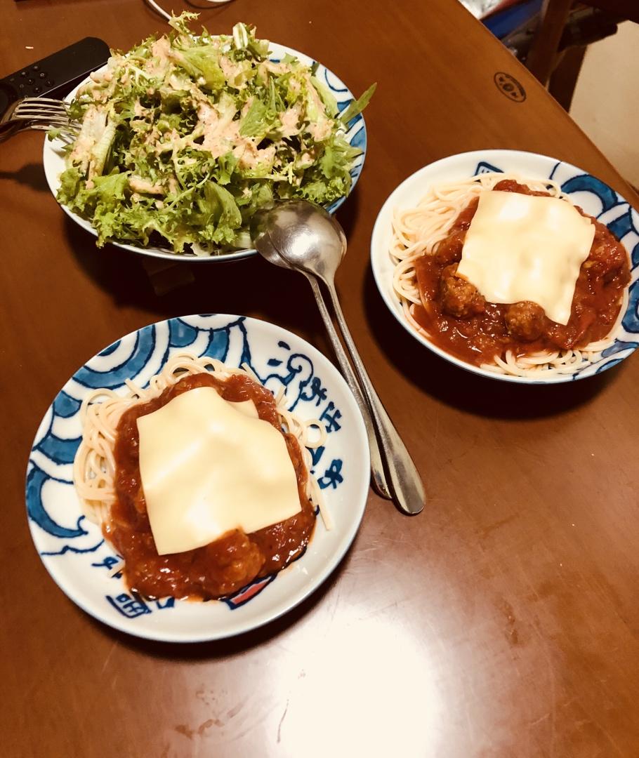 番茄肉丸意面