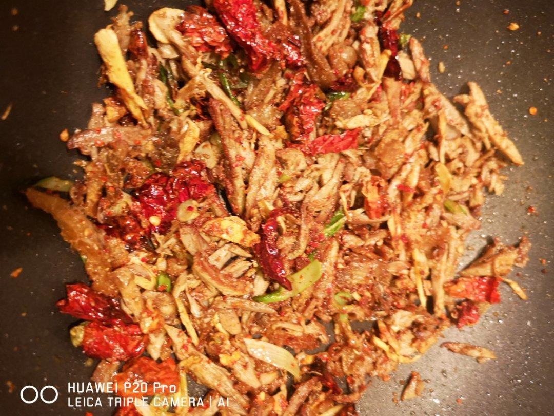 孜然爆炒烤鸭肉（吃剩的烤鸭再利用）