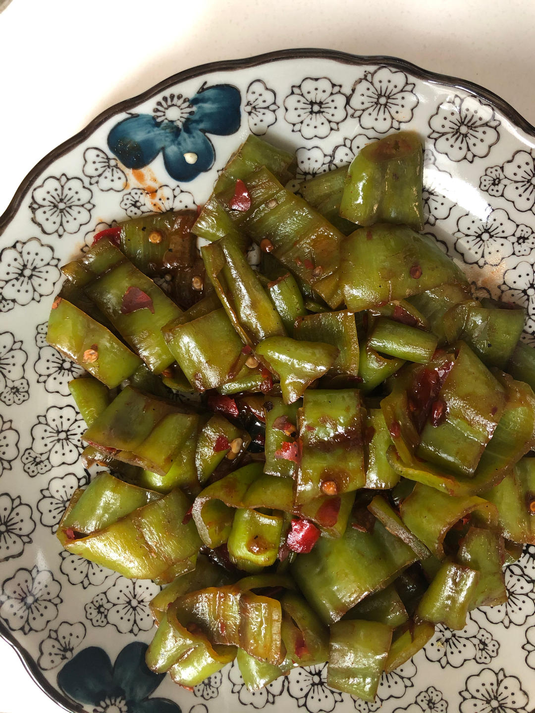 超级开胃菜～豆瓣酱炒辣椒