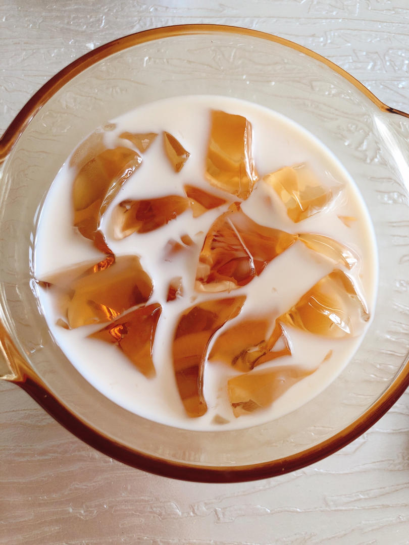 白桃乌龙茶冻