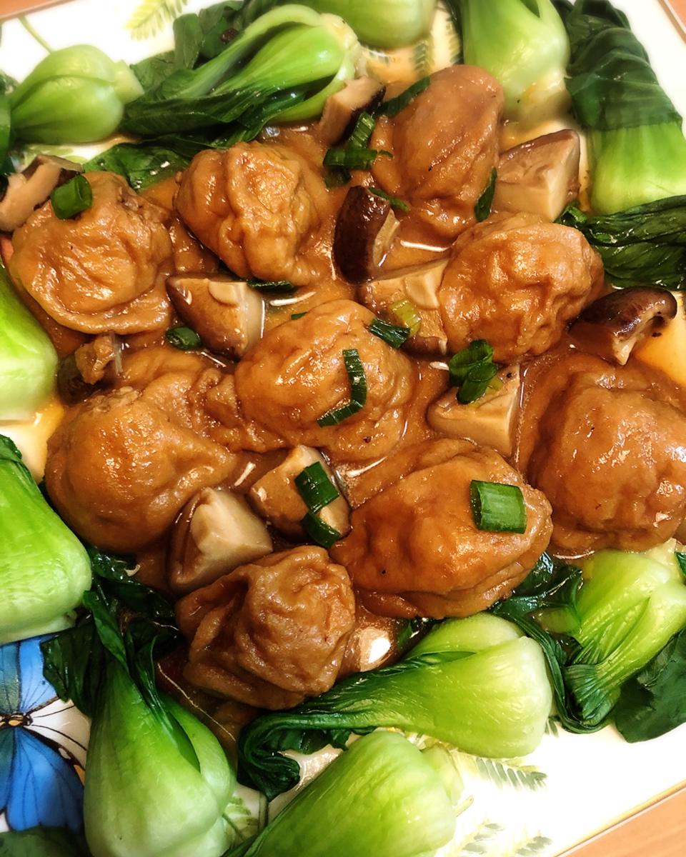 【上海本帮菜】油面筋塞肉（汤汁超下饭）