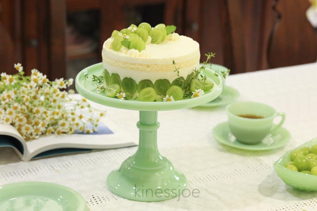 搬运【青提酸奶慕斯蛋糕】—cooking tree