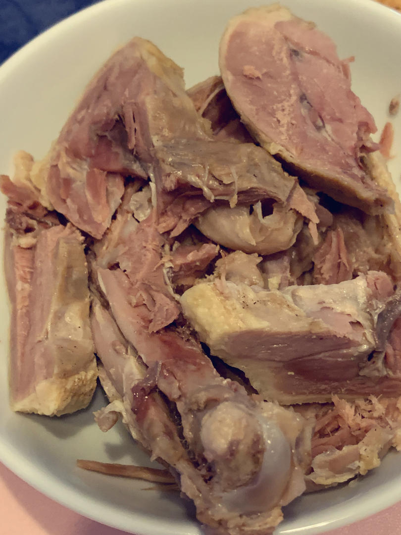 首次成功的盐水鸭腿