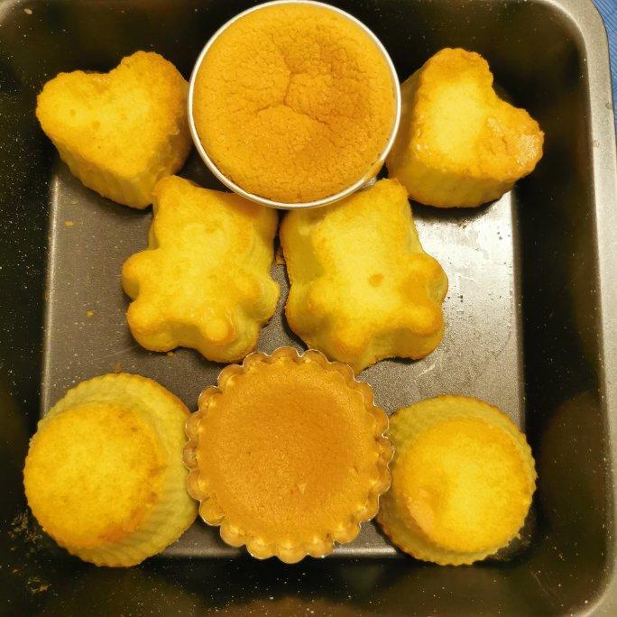 美的10升小烤箱烤6寸8八戚风蛋糕