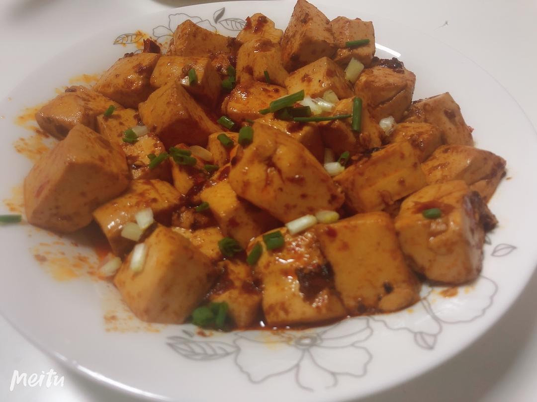 上班族的快手简单晚餐——麻辣豆腐