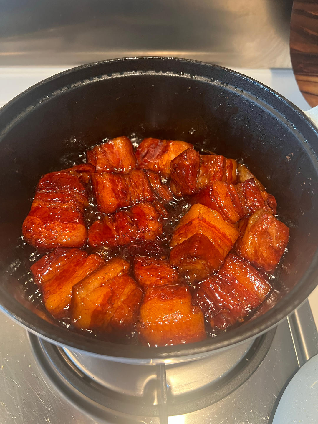 不硬不柴、果味红烧肉