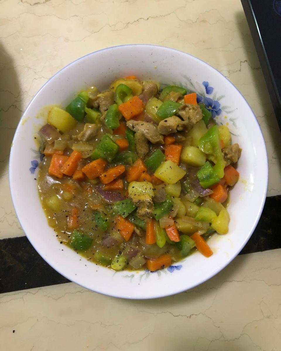 土豆咖喱鸡肉
