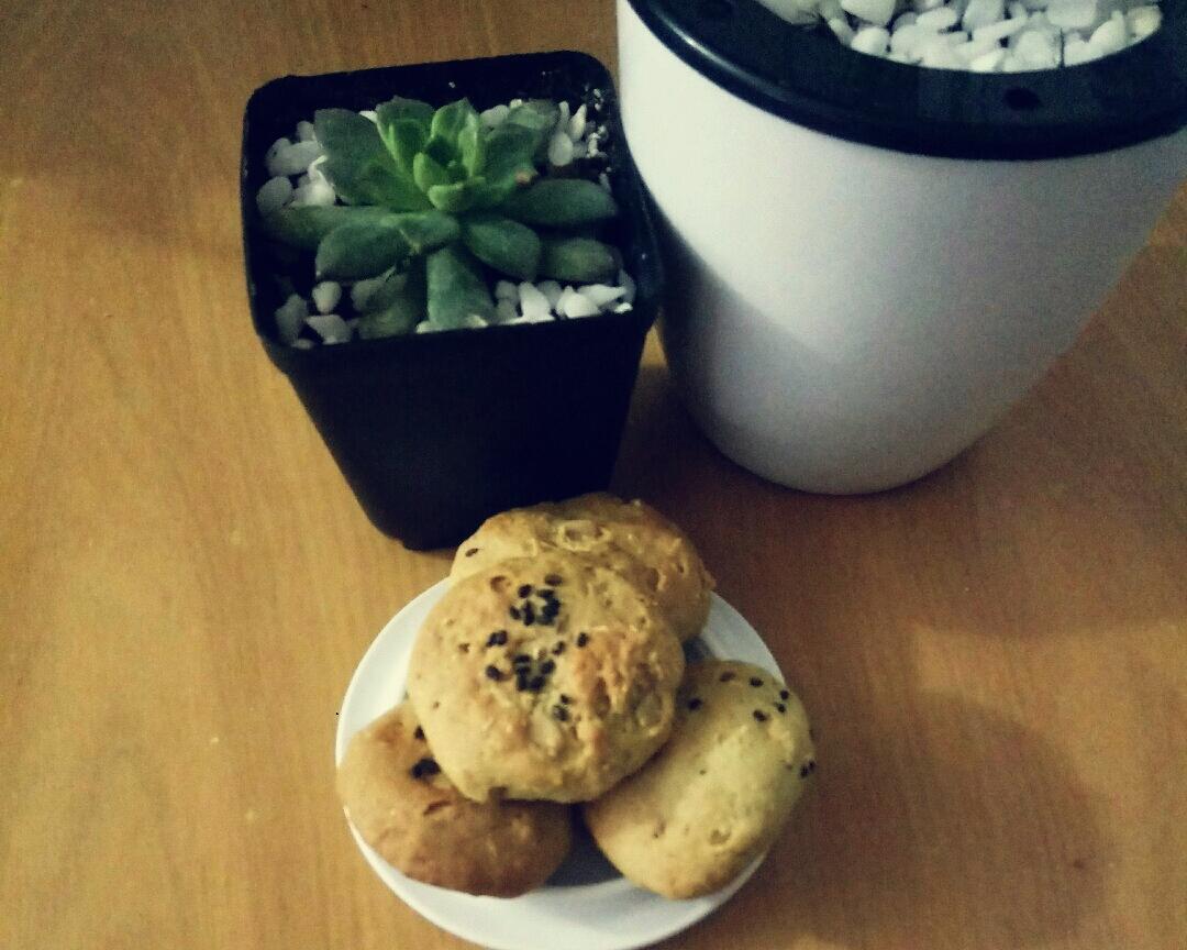 抹茶奶香燕麦酥的做法