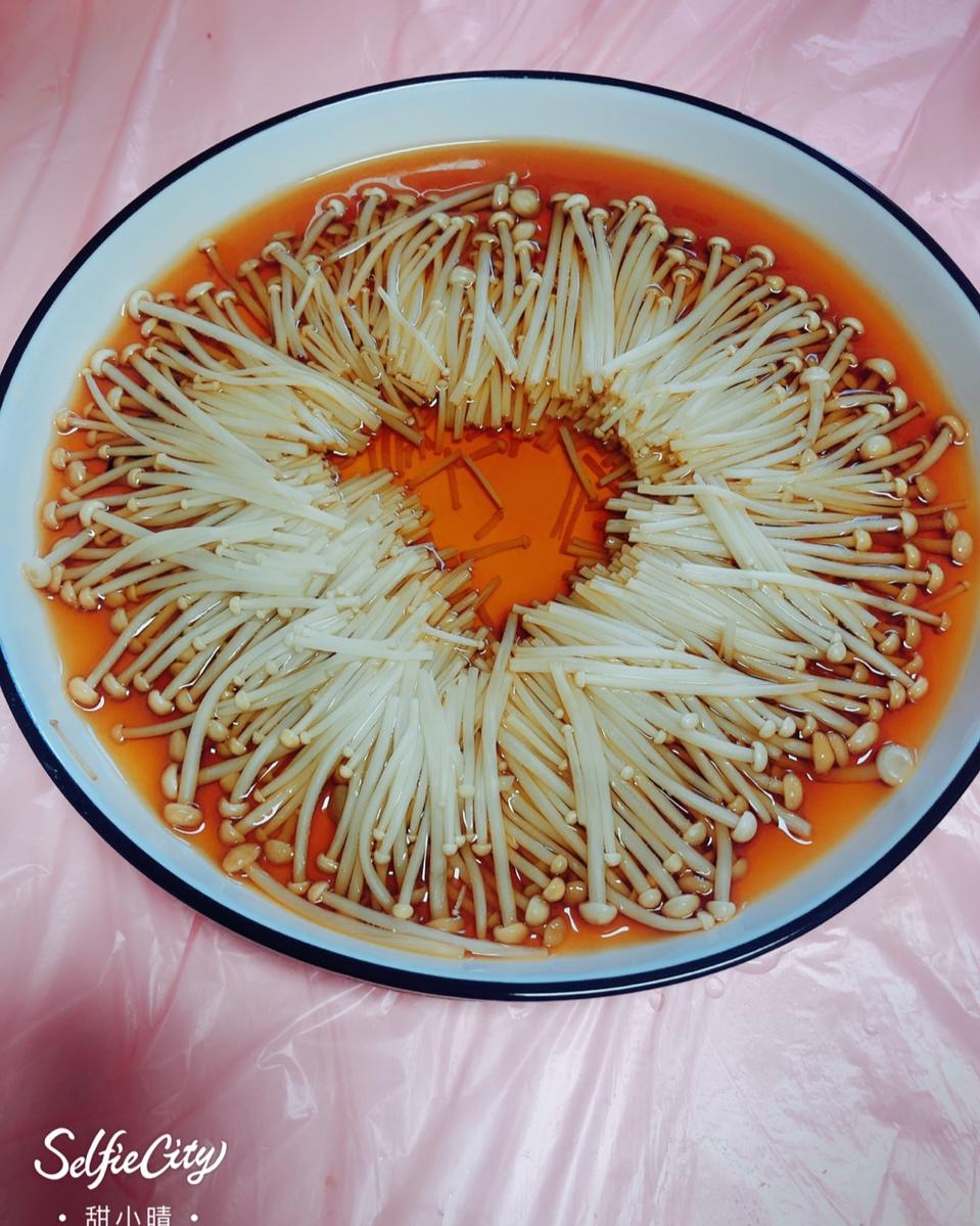 油泼金针菇