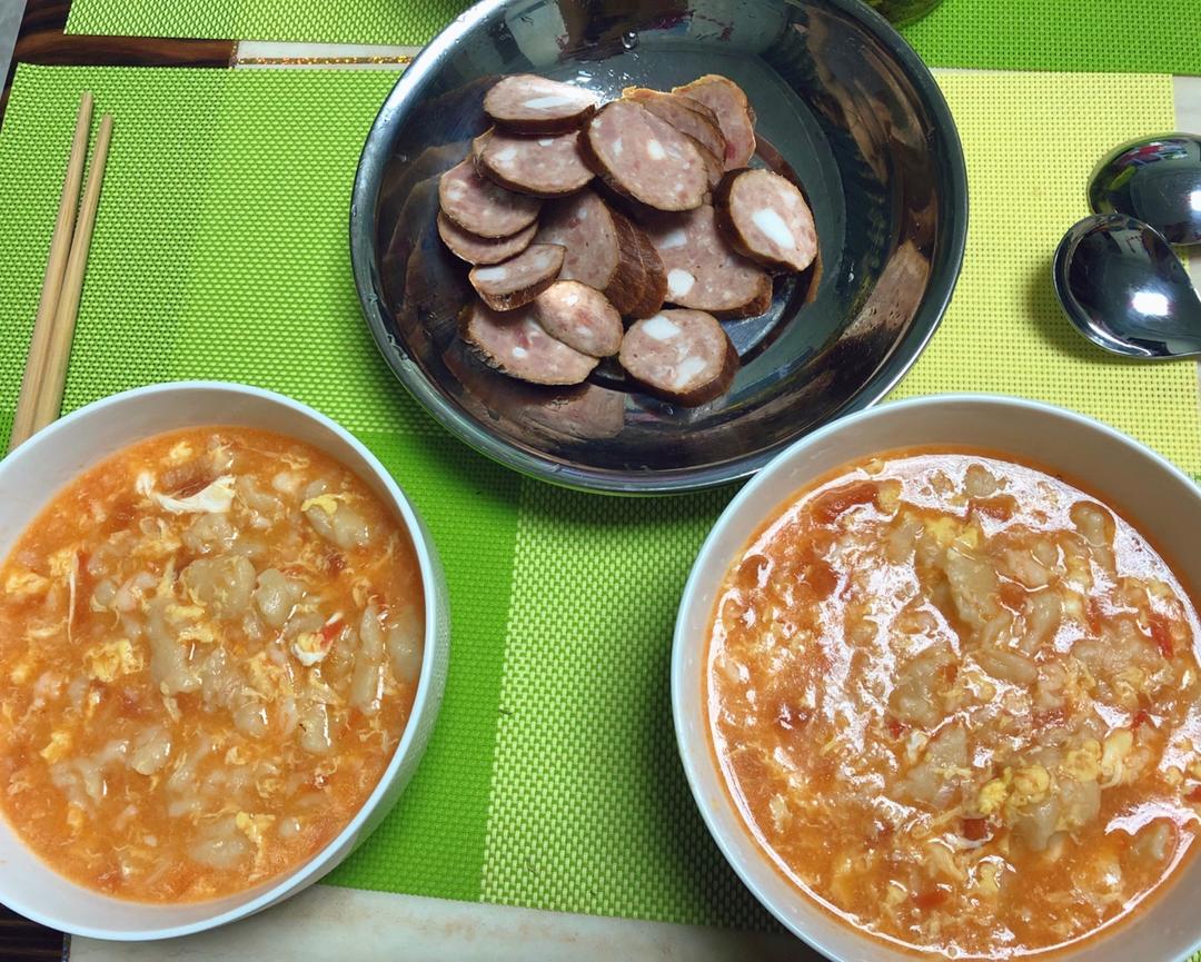 简单早餐-疙瘩汤