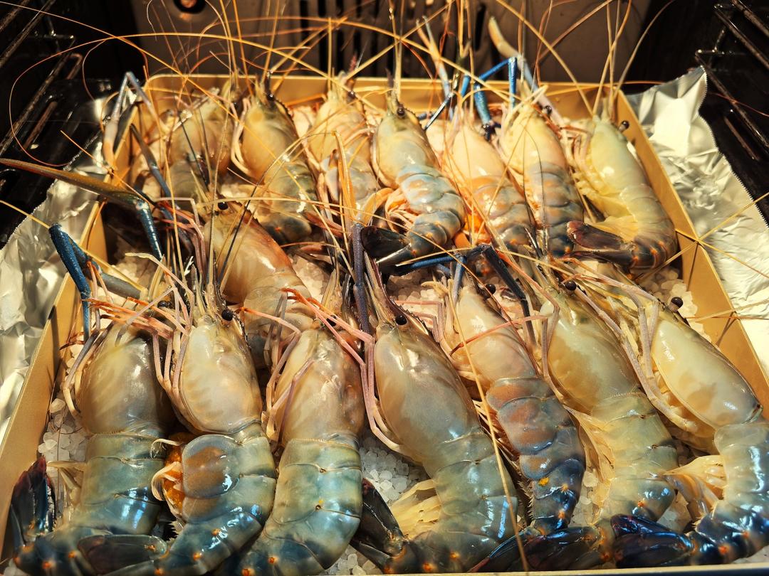 「盐焗大虾🦐」超简单又不伤锅的懒人烤箱盐焗法