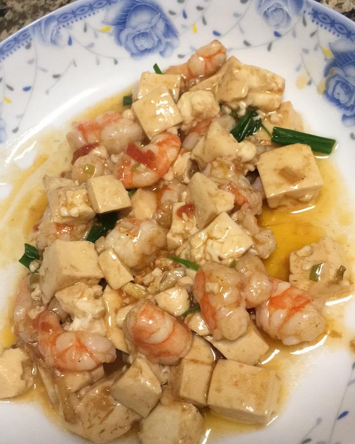 虾仁豆腐
