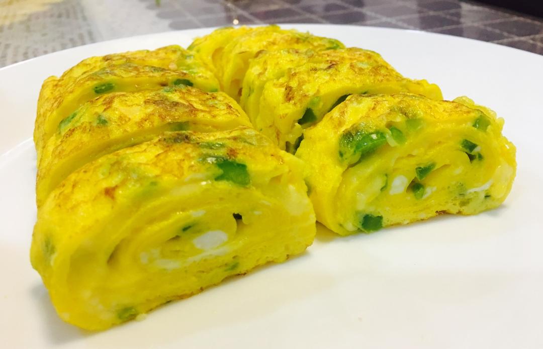 蔬菜厚蛋烧三明治（超详细平底锅做厚蛋烧）