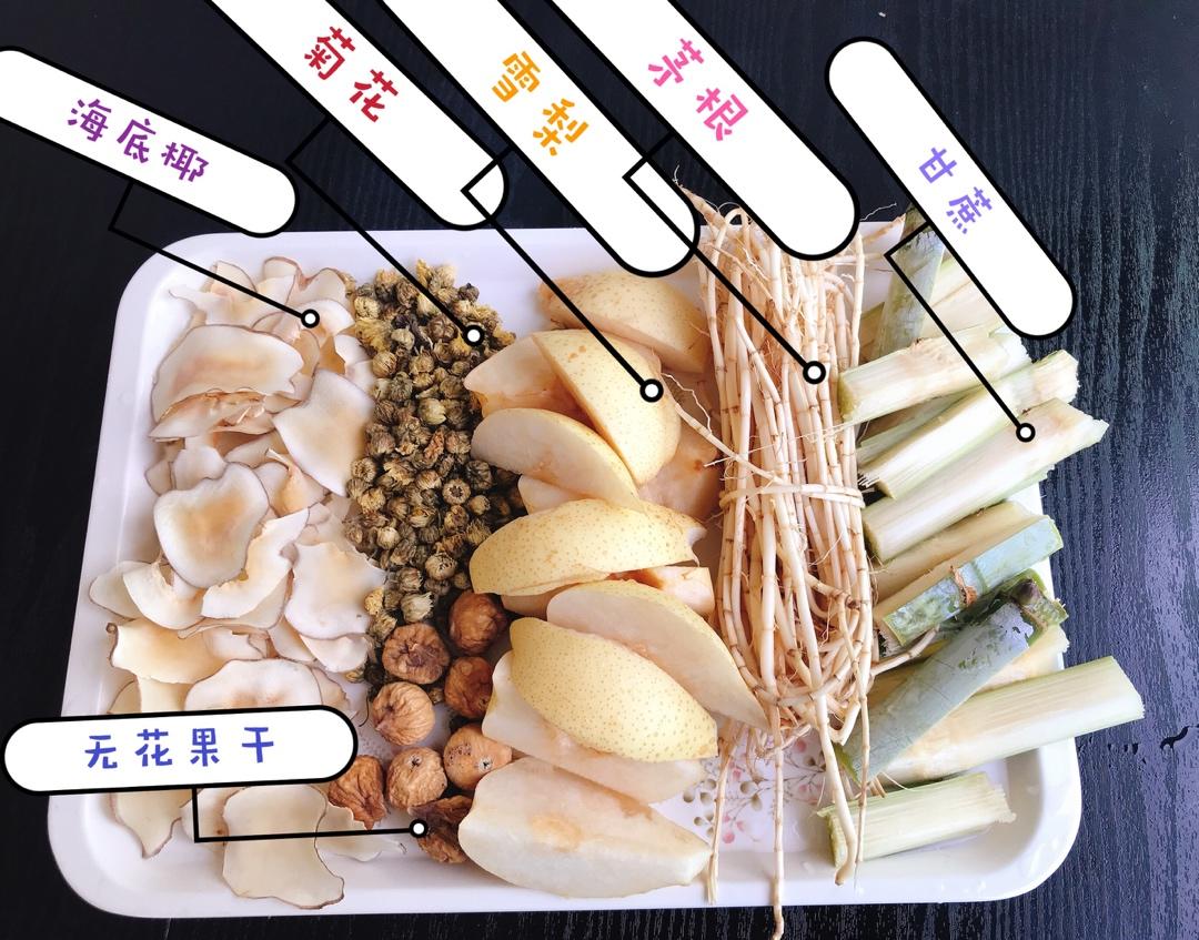 海底椰菊花雪梨膏(清热解毒)