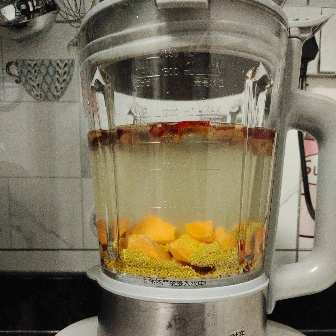 破壁机红薯小米红枣豆浆，减脂期必备❗️