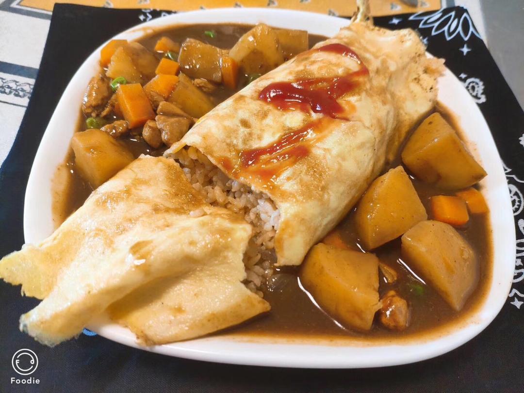 咖喱蛋包饭