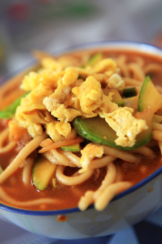 子洛奶奶做的饸烙面