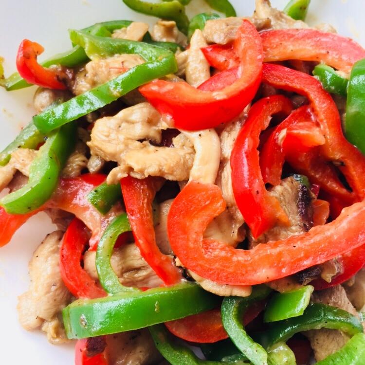 黑椒鸡柳-增肌减脂