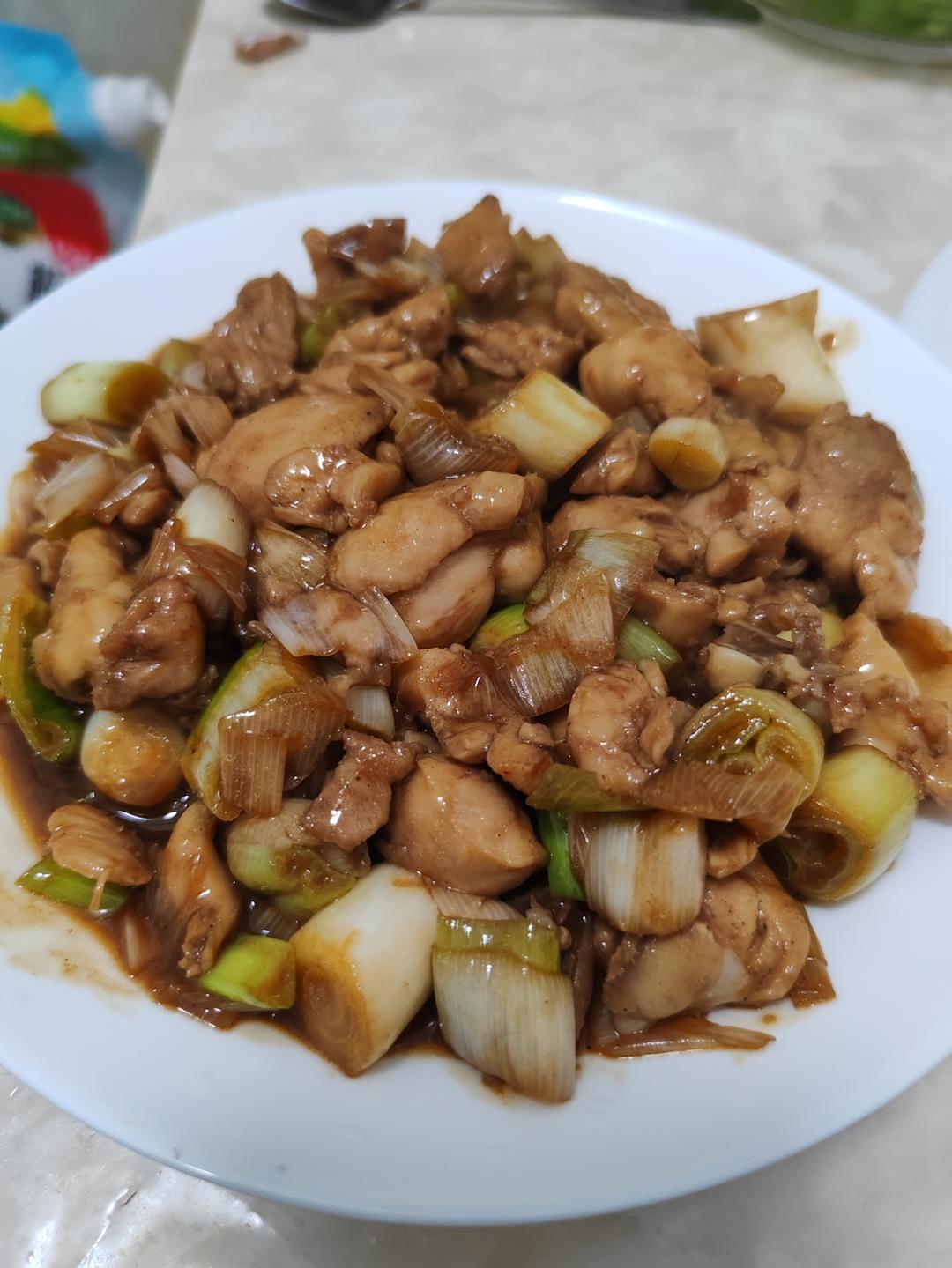 葱烧鸡腿肉