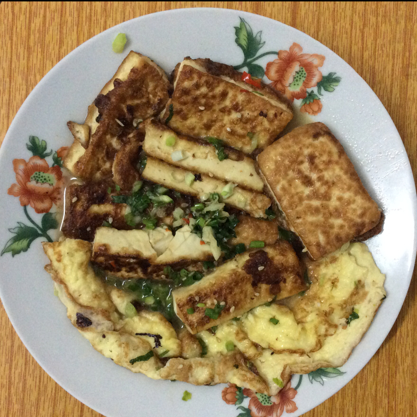 家常煎豆腐