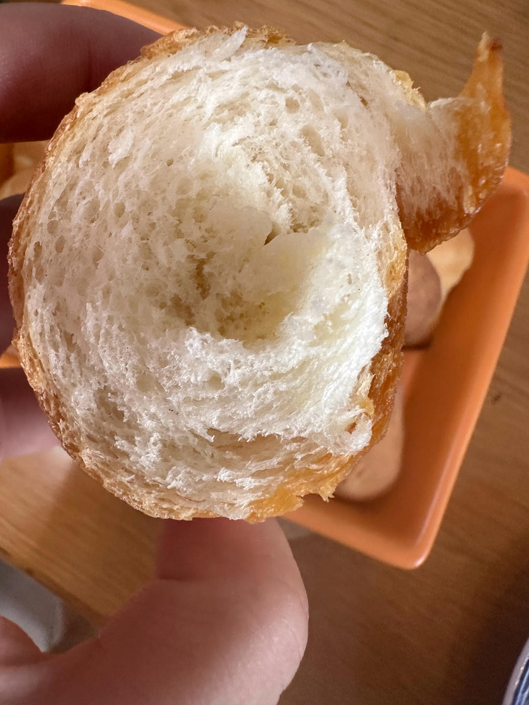 海盐牛角面包（标致！）