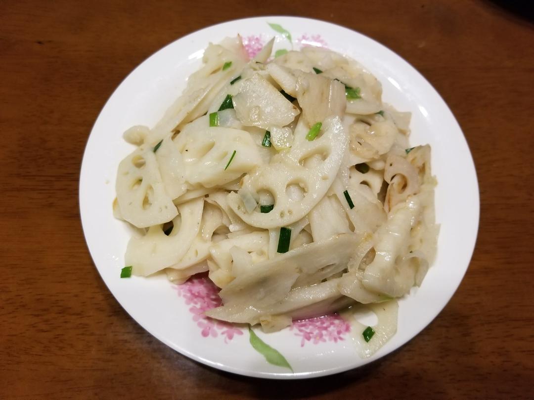 清炒藕片