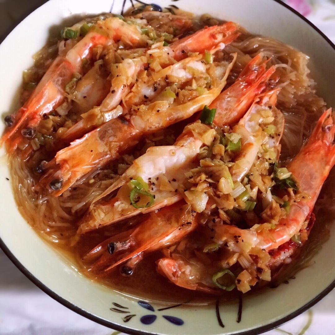 蒜蓉粉丝蒸大虾