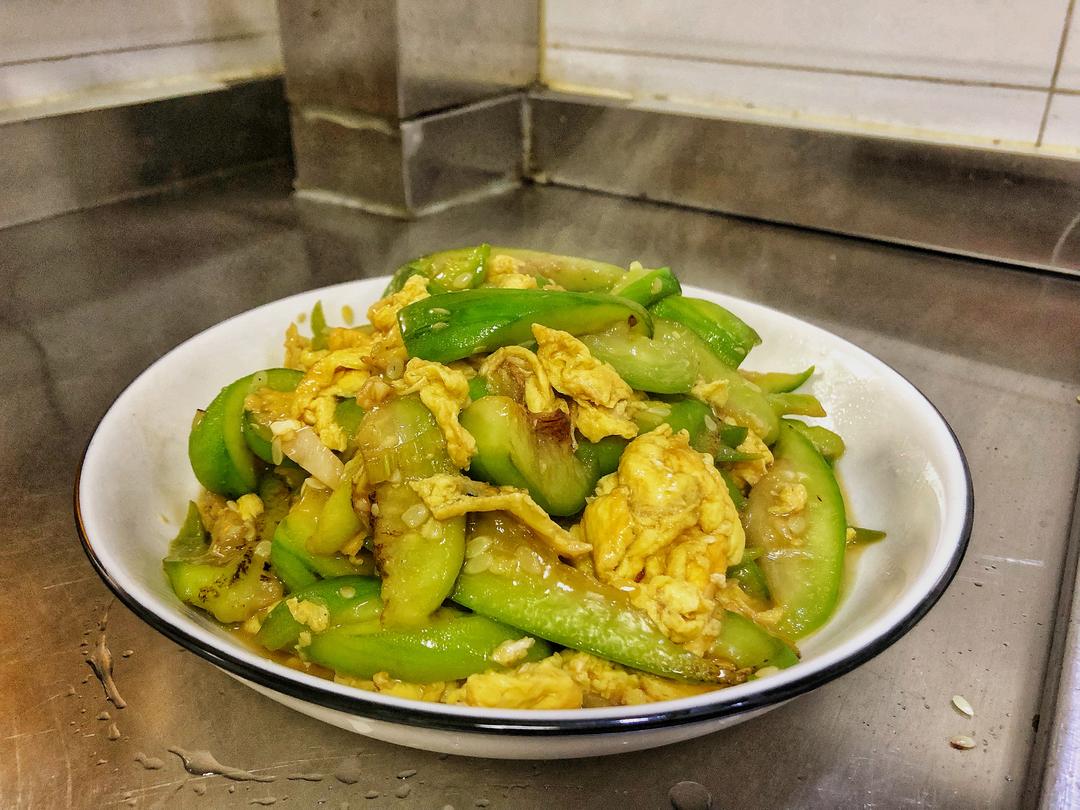 丝瓜炒鸡蛋