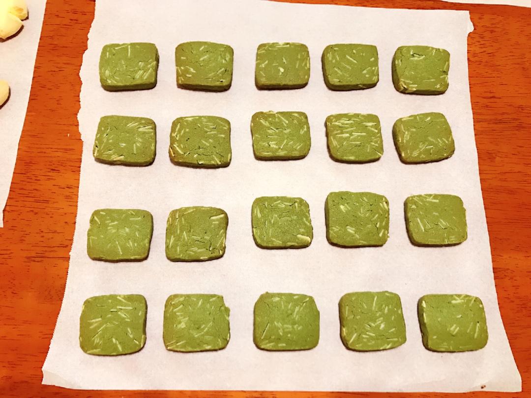 抹茶杏仁饼干