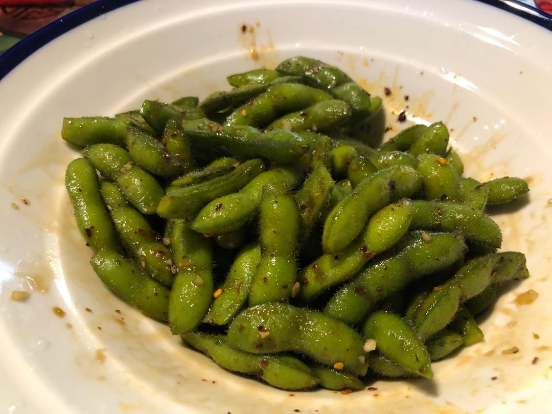 凉拌毛豆（超简单）