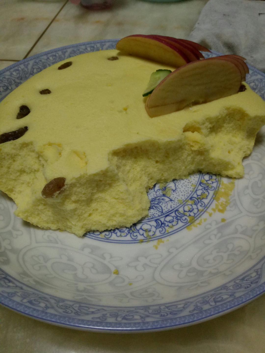 零失败戚风蒸蛋糕（8寸）可做蛋糕胚（另附红丝绒蒸蛋糕做法）