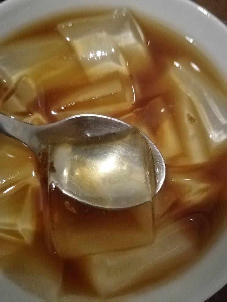 红糖桂花冰粉
