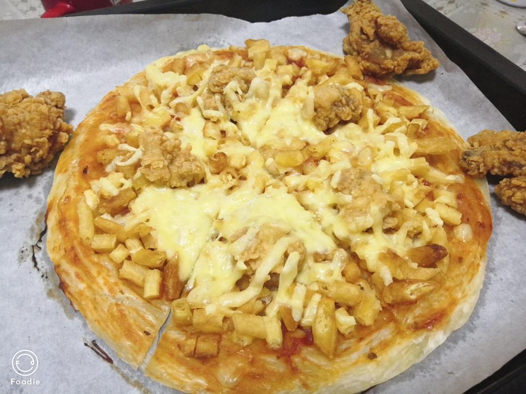 手抓饼版简易披萨