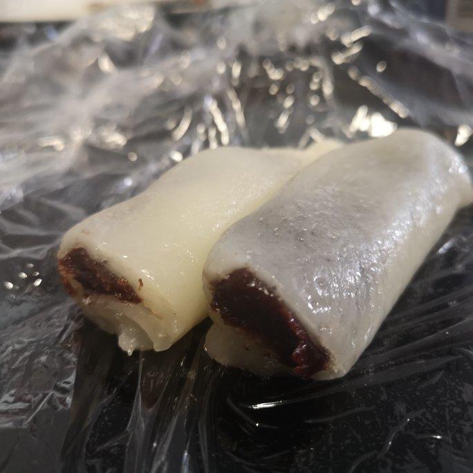 十分钟搞定超正宗的桂花条头糕，零失败！过夜不变硬，豆沙糯米卷