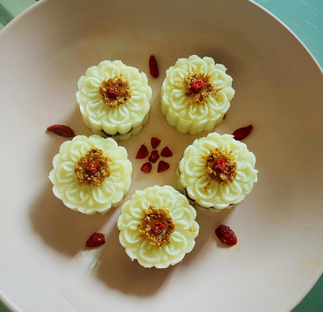 【附视频】免烤易做👉🏻秋日限定～桂花山药