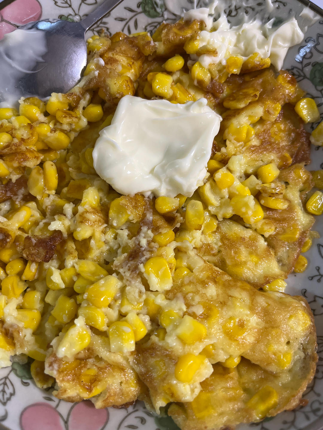 不用油炸的黄金玉米烙（视频菜谱）