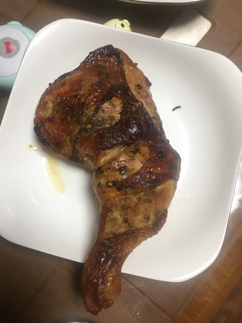 做过 烤箱版烤鸡腿 烤箱温度上下管200,正