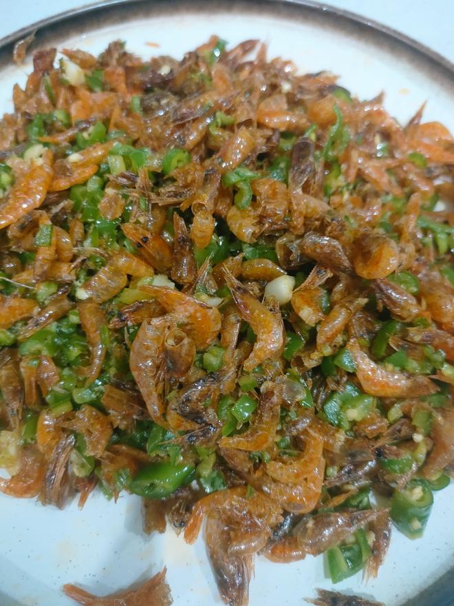 青椒小虾米的做法