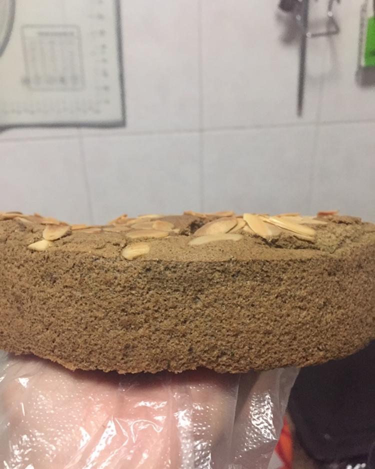 六寸抹茶戚风蛋糕