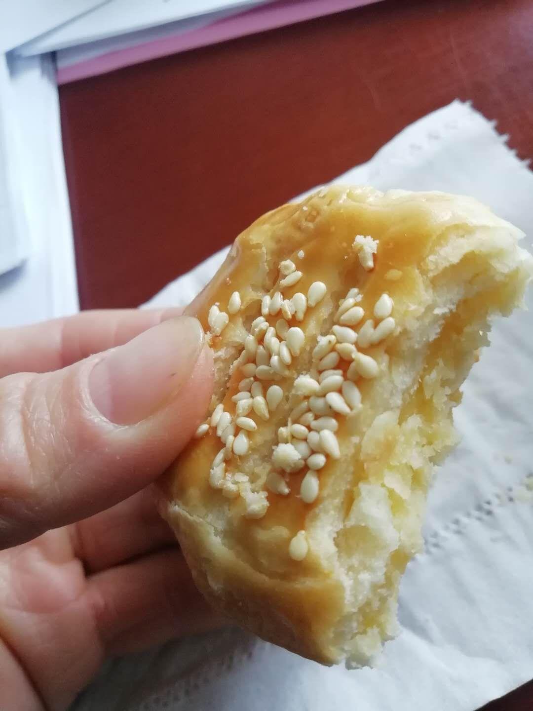 自制奶黄馅老婆饼 (低糖、玉米油版)