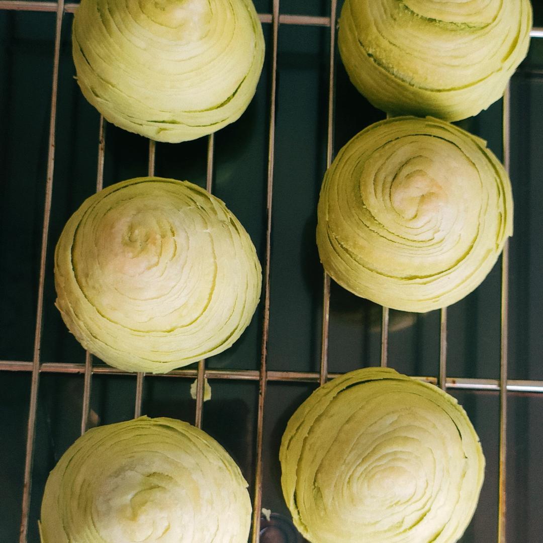 螺旋酥.蛋黄酥.-个人的技巧