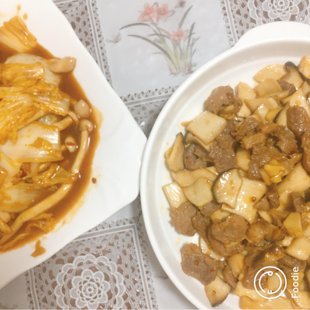肉炒杏鲍菇
