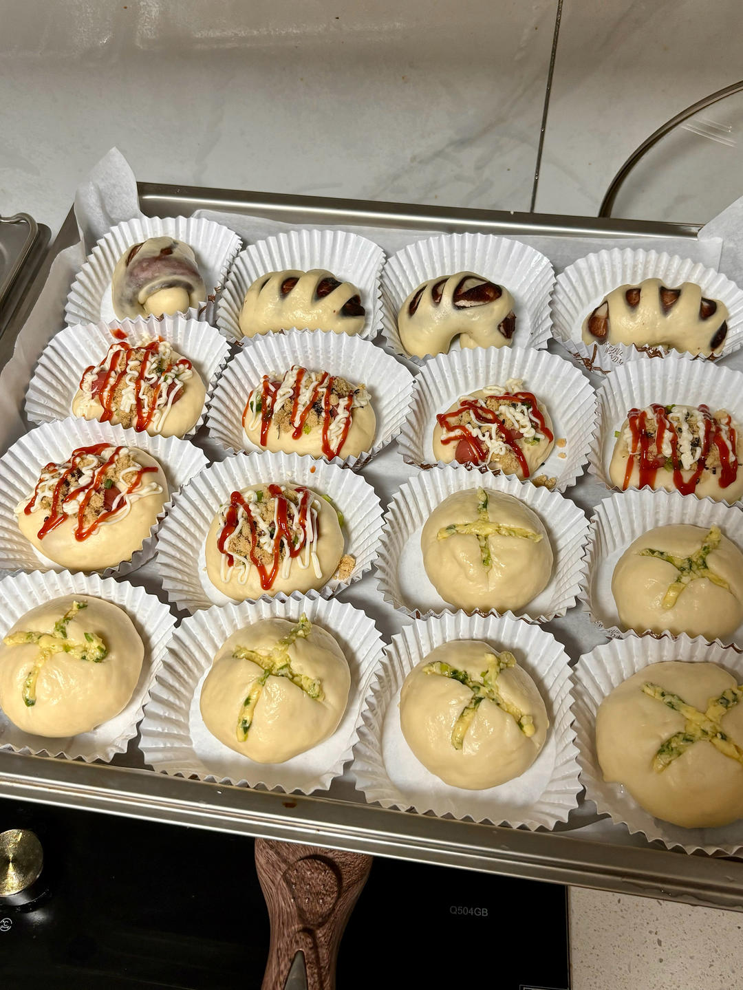 一个面团做4种口味面包！松软可口巨美味！