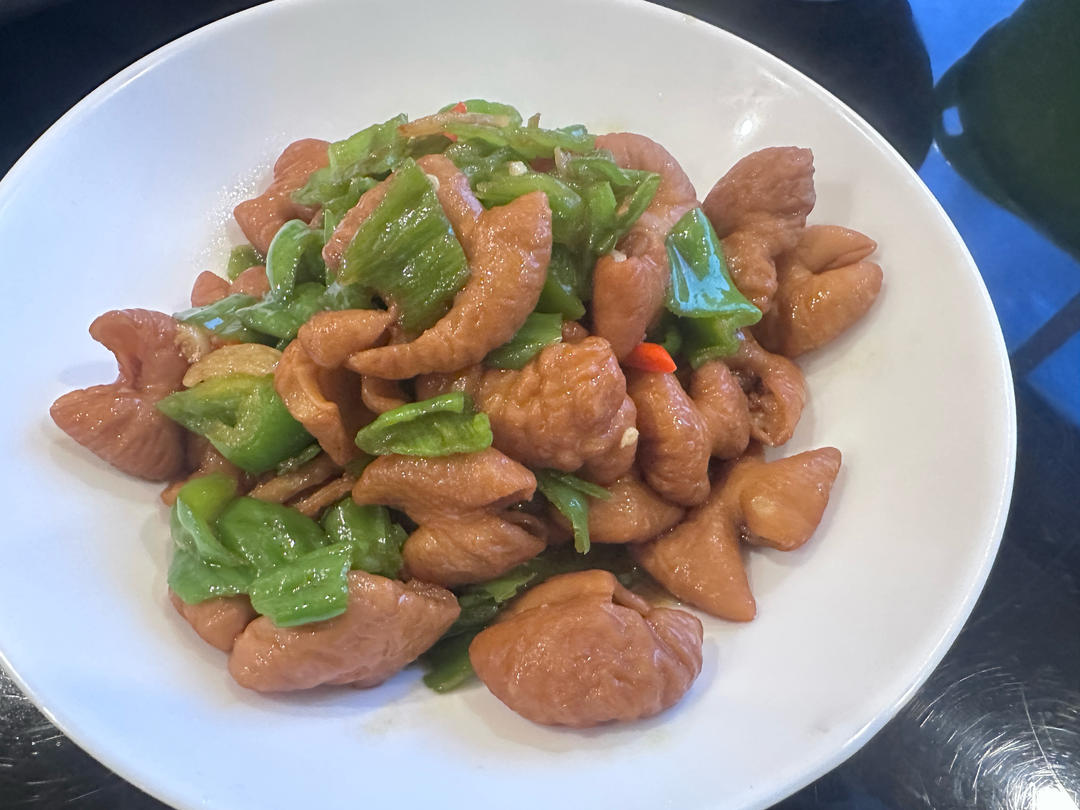 青椒肥肠