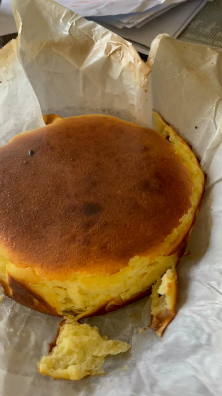 巴斯克芝士蛋糕『最简单的蛋糕』零失败🔥芝士控