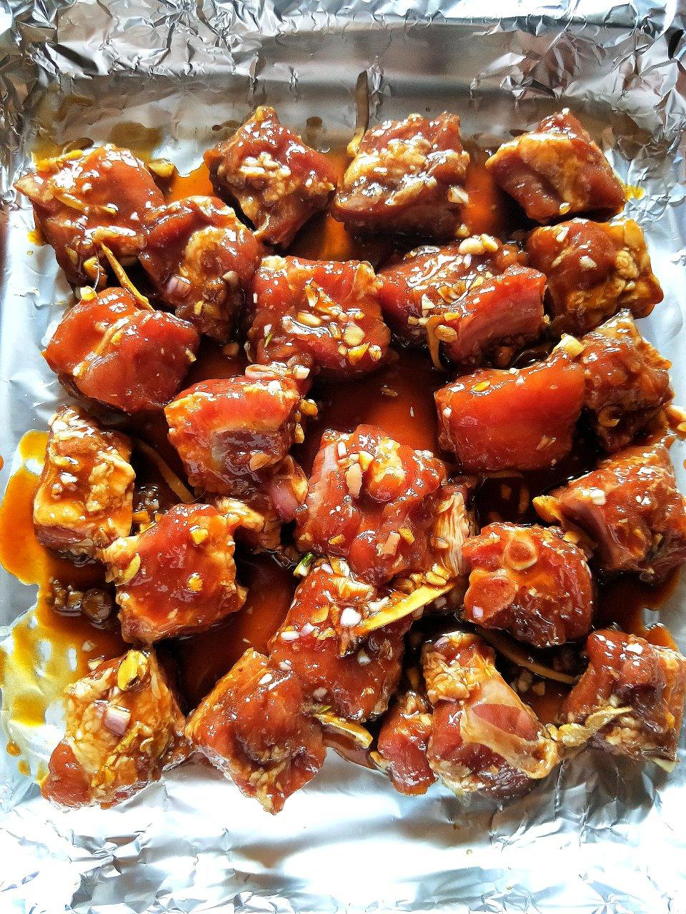 锡纸烤排骨