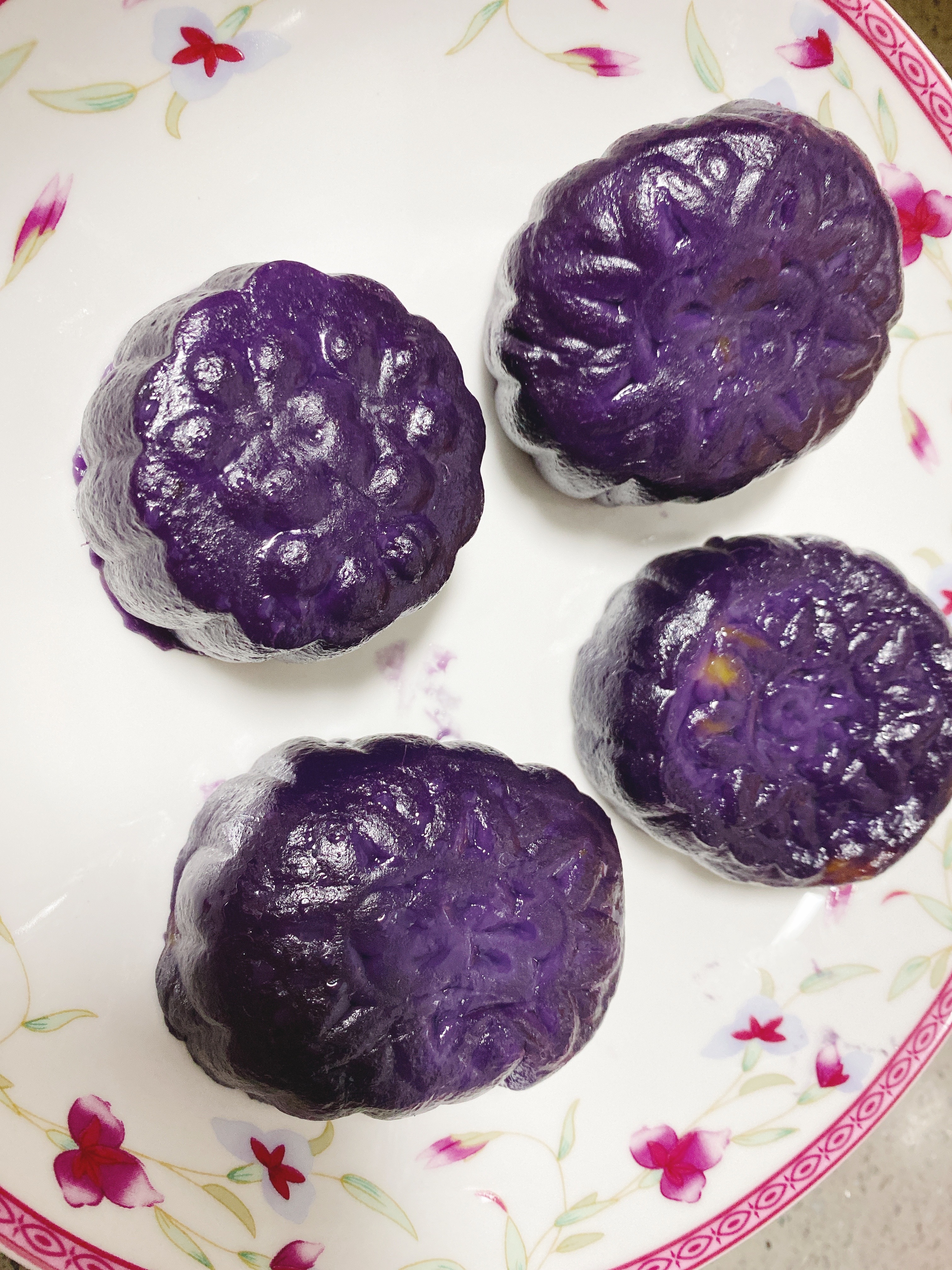 紫薯南瓜月饼（蒸食）的做法 步骤7