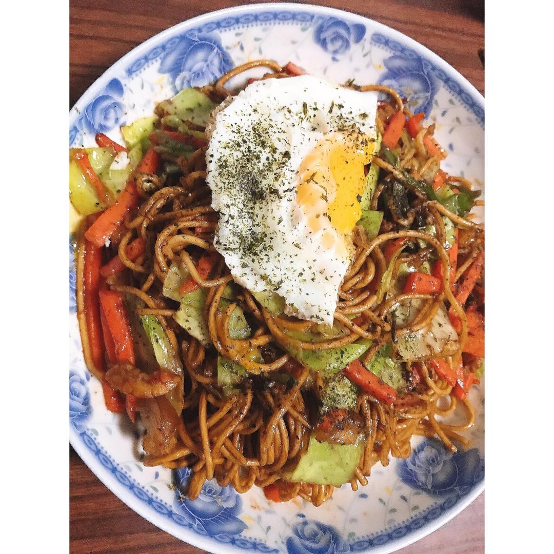 焼きそば（日式酱油炒面）