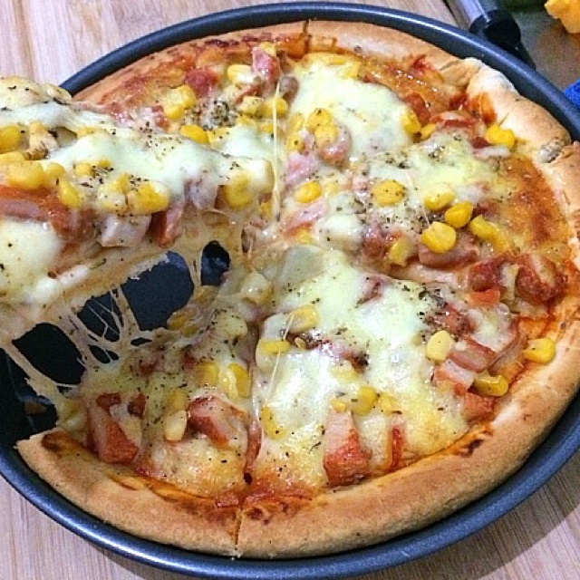 夏威夷pizza（附饼底冷冻法）